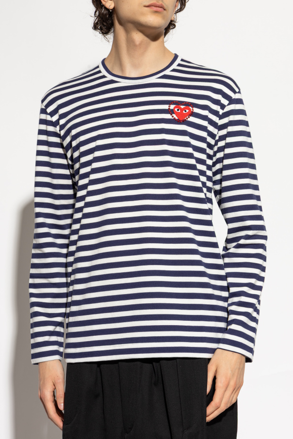 COMME DES GARCONS｜LONG-SLEEVED ROUND NECK T-SHIRTS (P1T COMME DES GARCONS SHIRT T015 LONG SLEEVE T-SHIRT BLUE